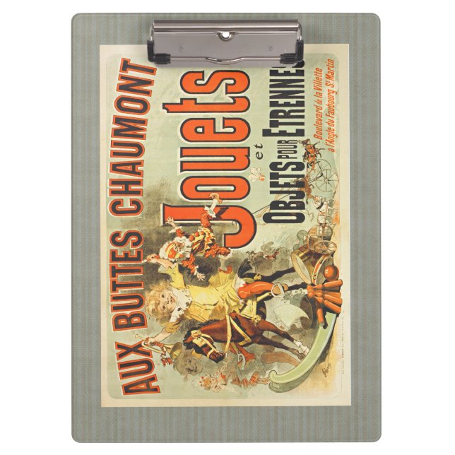 Carpeta De Pinza Afiche de juguete francés se une a amigos (Anverso)