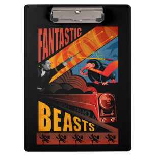 Carpeta De Pinza Afiche de venado de las bestias fantásticas de Ja