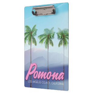 Carpeta De Pinza Afiche de viajes de Pomona, California, Estados Un