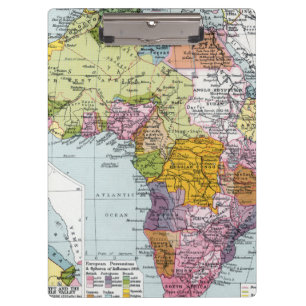 CARPETA DE PINZA ÁFRICA DIVIDIDA, 1914