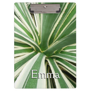 Carpeta De Pinza Agave Plant Green y White Strike
