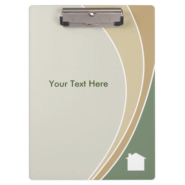 Carpeta De Pinza Agente inmobiliario profesional (Anverso)