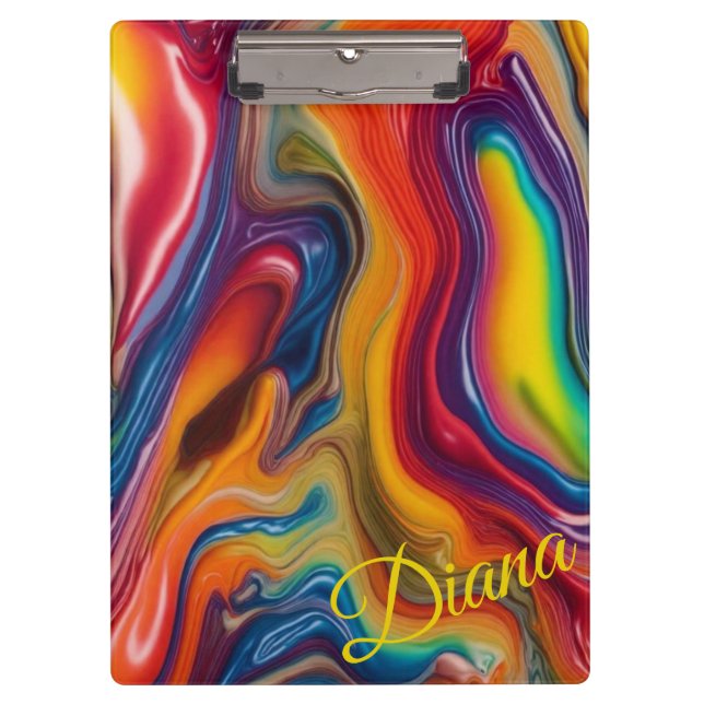 Carpeta De Pinza Agitación del arcoiris (Anverso)