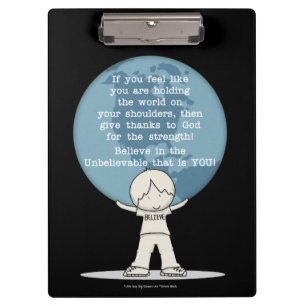 Carpeta De Pinza Agradecimiento por la fuerza