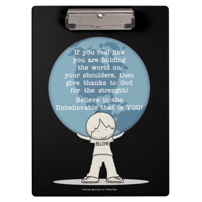 Carpeta De Pinza Agradecimiento por la fuerza (Anverso)