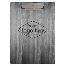 Carpeta De Pinza Agrega tu logo a la madera rústica de granero