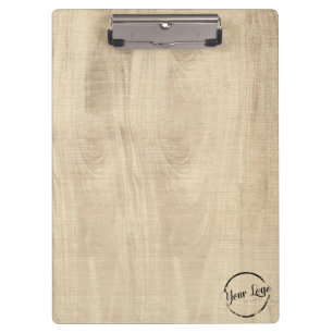 Carpeta De Pinza Agrega tu logo a la madera rústica de granero