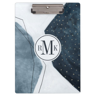 Carpeta De Pinza ¡Agrega tus iniciales   Abstracción adyacente