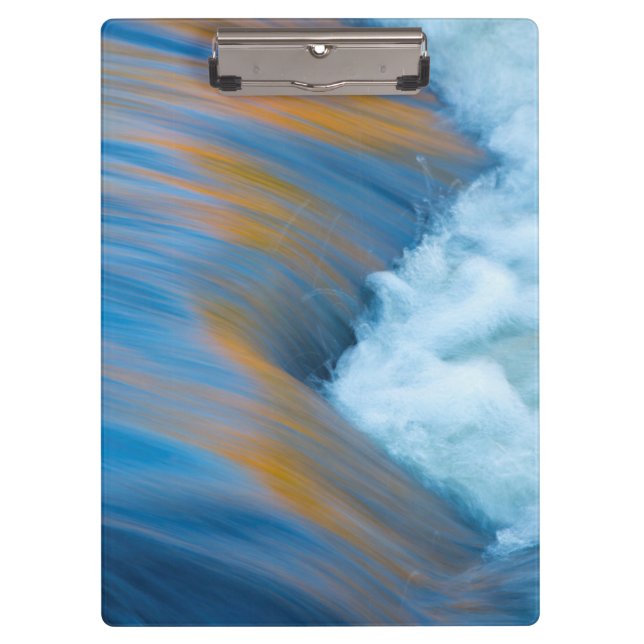 Carpeta De Pinza Agua azul abstracta, Canadá (Anverso)