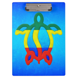 Carpeta De Pinza Agua azul Rasta Honu