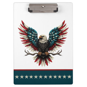 Carpeta De Pinza Águila calva norteamericana/estadounidense patriót