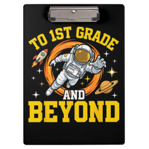 Carpeta De Pinza al estudiante de astronauta de 1er grado y más all