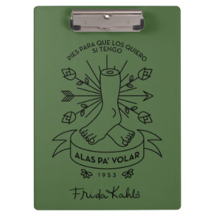 Carpeta De Pinza Alas de Frida Kahlo el a volar