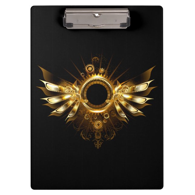 Carpeta De Pinza Alas de steampunk (Anverso)