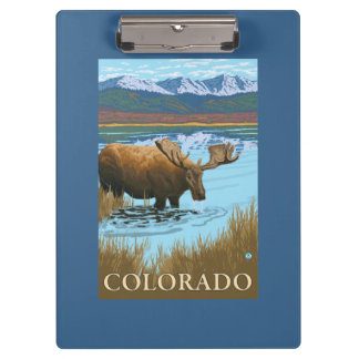 Carpeta De Pinza Alces DrinkingColorado