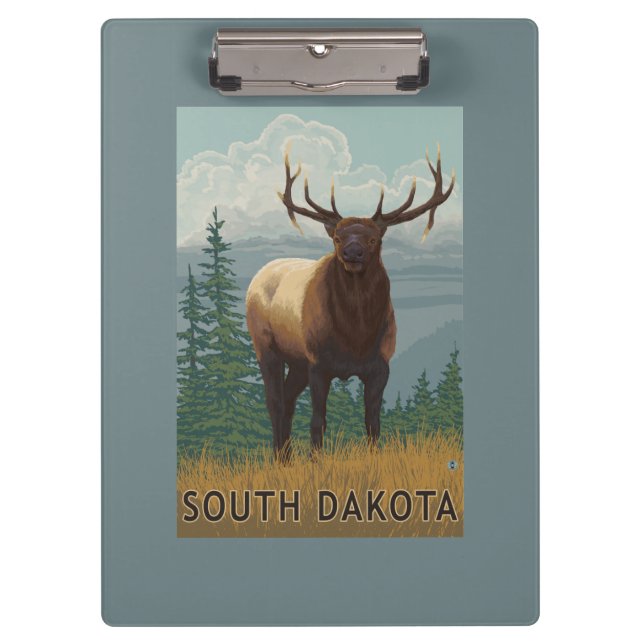 Carpeta De Pinza Alces SceneSouth Dakota (Anverso)