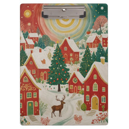Carpeta De Pinza Aldea de los navidades
