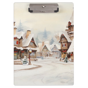 Carpeta De Pinza Aldea en un día de Navidades