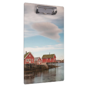 Carpeta De Pinza Aldea pesquera de Noruega