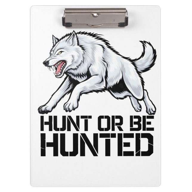 Carpeta De Pinza Alfa Wolf: Cazar o ser cazado (Anverso)