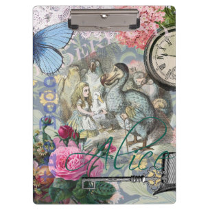 Carpeta De Pinza Alice Clásico País de las Maravillas Dodo Arte de 