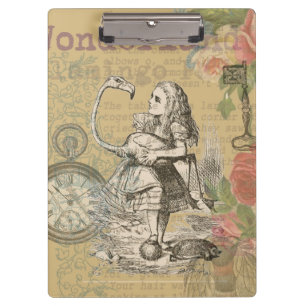 Carpeta De Pinza Alice in Wonderland Flamingo Classic