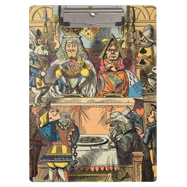Carpeta De Pinza Alicia en personajes del gato de Cheshire en el pa (Anverso)