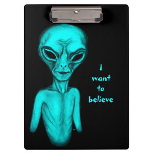 Carpeta De Pinza Alien, quiero creer