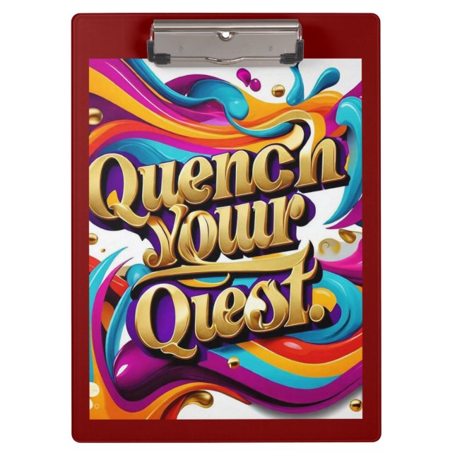 Carpeta De Pinza "Alimenta tu ambición" (Anverso)