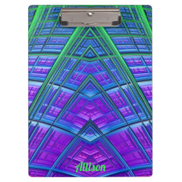 Carpeta De Pinza ¡ALLISON ~ 3D! ~ Verde morado y azul original ~