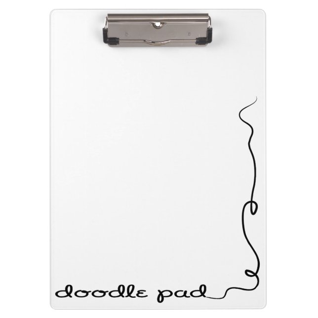 Carpeta De Pinza Almohadilla de Doodle (Anverso)