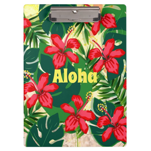 Carpeta De Pinza Aloha - Edición de verano (Anverso)
