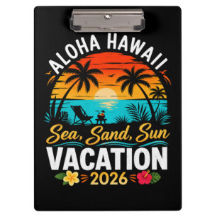 Carpeta De Pinza Aloha Hawái Mar Arena Sol 2026
