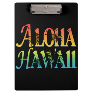 Carpeta De Pinza Aloha Hawaii