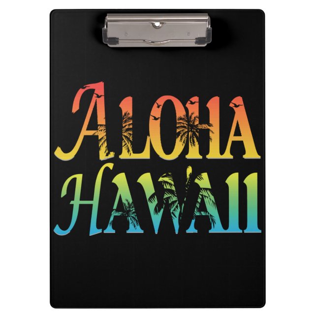 Carpeta De Pinza Aloha Hawaii (Anverso)