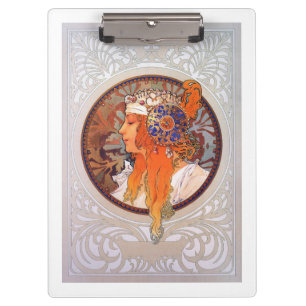 Carpeta De Pinza Alphonse Mucha