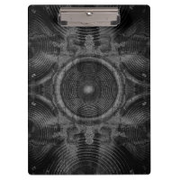Altavoces de música en blanco y negro