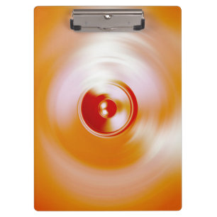 Carpeta De Pinza Altavoz de música de giro rojo