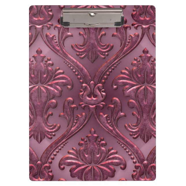 Carpeta De Pinza Aluminio retro Metalizado (Anverso)