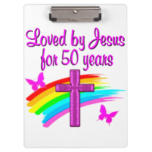 CARPETA DE PINZA AMADO POR EL DISEÑO DE DIOS 50 DE CUMPLEAÑOS