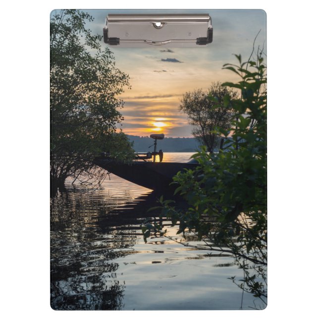 Carpeta De Pinza Amanecer del barco pesquero (Anverso)