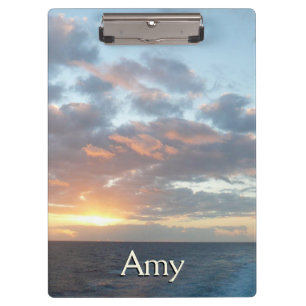Carpeta De Pinza Amanecer en el mar I Pastel