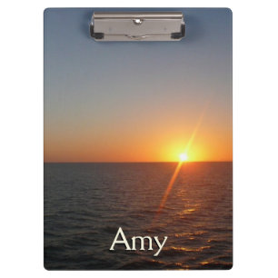 Carpeta De Pinza Amanecer en el Mar III Océano Atlántico
