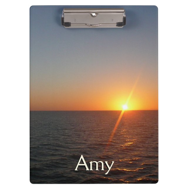 Carpeta De Pinza Amanecer en el Mar III Océano Atlántico (Anverso)