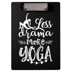 Carpeta De Pinza Amante del Yoga   Menos y Más Yoga