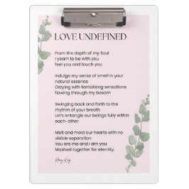 Carpeta De Pinza Amar poesía no definida