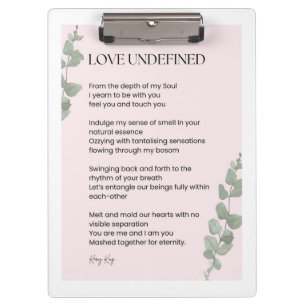 Carpeta De Pinza Amar poesía no definida