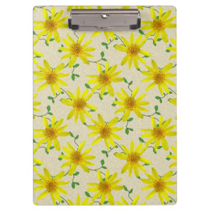 Carpeta De Pinza Amarillo del jardín botánico de los Wildflowers