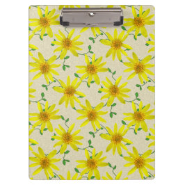 Carpeta De Pinza Amarillo del jardín botánico de los Wildflowers en