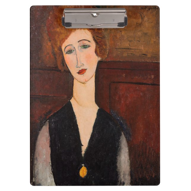 Carpeta De Pinza Amedeo Modigliani - Retrato de una mujer (Anverso)